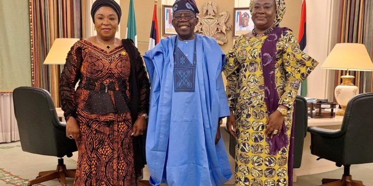 Folashade Esan, outgoing Head of Service of the Federation, on Friday presented her successor, Esther Wilson-Jack to President Bola Tinubu on Friday at the Presidential Villa, Abuja. Ms Esan said the President made the transition seamless as Wilson-Jack, the incoming Head of Service, spent some weeks with her learning the ropes. She said she was sure that Wilson-Jack was ready to hit the ground running. ad “We also had a good time with Mr President, sharing his vision for the country, especially for the civil service with us. “This should prepare the incoming Head of Service so that she can achieve all that Mr President has discussed with us,” she said. She added that the newly appointed Head of Service was capable, very intelligent, hardworking, and a professional with a lot of empathy. “I have no doubt in my mind that she will do the job very well. One thing that is important for her to understand is that civil service is the arm that will deliver on Mr President’s promises to the country. “So, she needs to ensure that the service is up and doing to ensure that the promises are fulfilled,” said Esan. Ms Wilson-Jack said she was grateful to the President for appointing her as the Head of Service of the federation. “I see it as a divine assignment and I had the opportunity to assure Mr President that by the grace of God I will not disappoint him. “I come as a servant of all to work together, not only with the permanent secretaries but also with the directors and the entire civil service to enable us deliver on the Renewed Hope Agenda,” she said. NAN