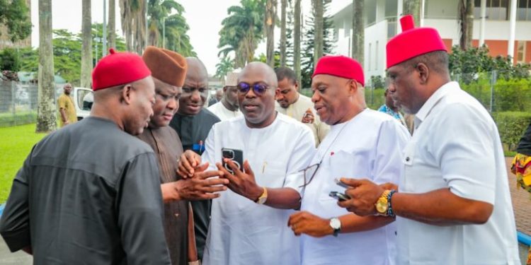 Fubara, Kalu sue for peace as Senators visit Rivers
