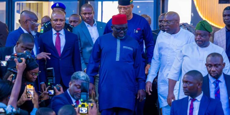 Obaseki, Fubara, Dauda Lawal in Enugu for PDP governors’ meeting