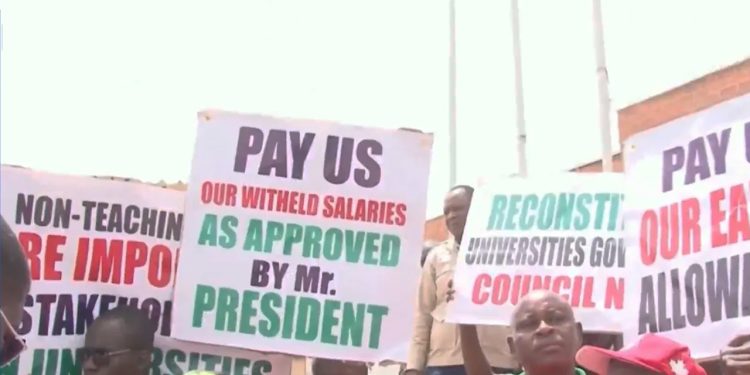 SSANU, NASU Threaten to Begin Strike Tomorrow over Withheld 4-month Salaries