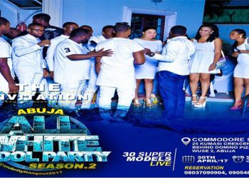 Celebrities Ready For Abuja All White Pool Party