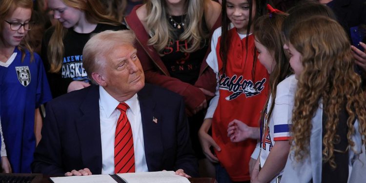 Trump signs ‘No Men in Women’s Sports’ executive order