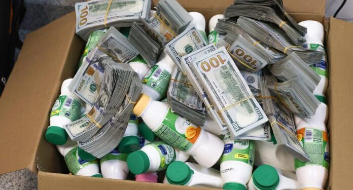 Customs intercepts $193,000 concealed in Yogurt carton at Abuja airport